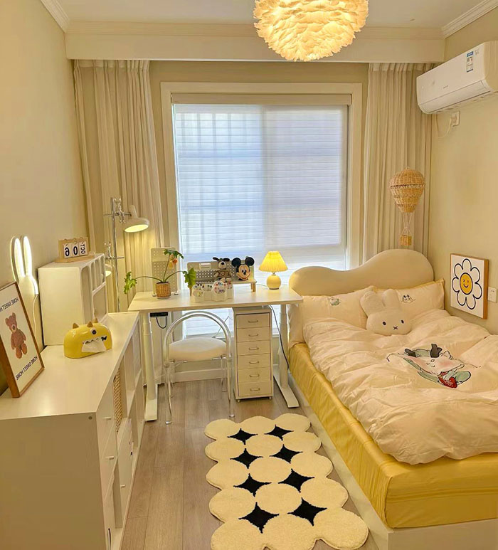 phòng ngủ trang trí theo phong cách trẻ trung năng động